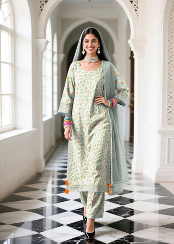 Gry FLORA - 3-piece stitched suit