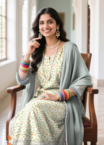 Gry FLORA - 3-piece stitched suit