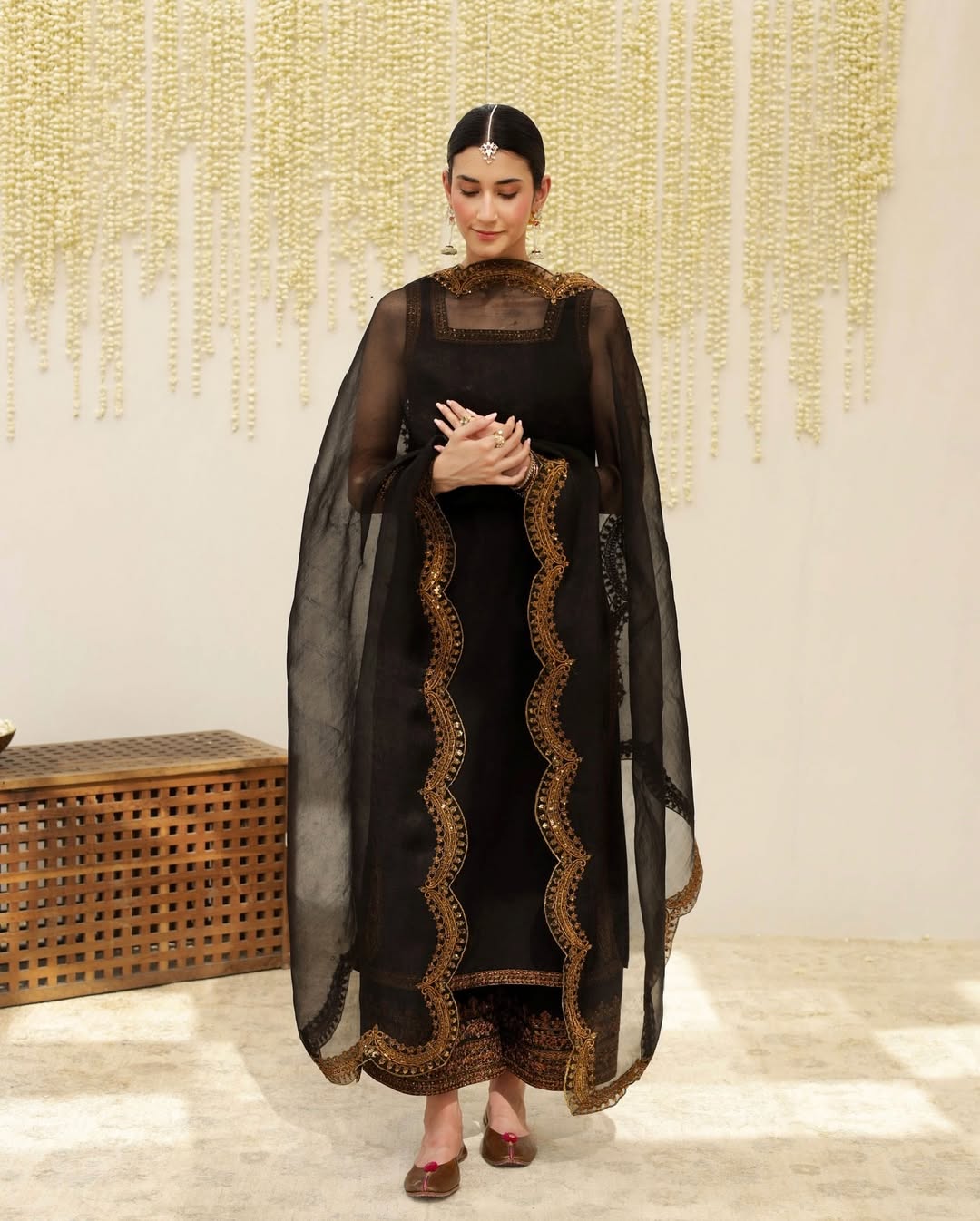 Zari - Black | 3-Piece Stitched Embroidered Outfit