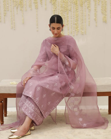 Lilac | 3- Piece Stitched Outfit