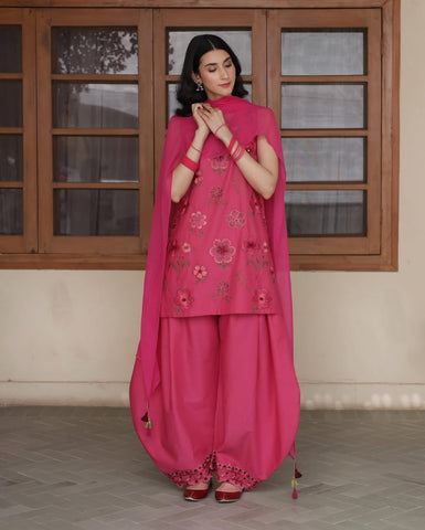 CANDY PINK - 3-piece stitched outfit