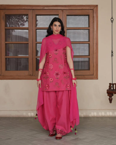 CANDY PINK - 3-piece stitched outfit