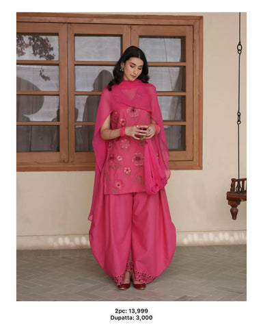 CANDY PINK - 3-piece stitched outfit