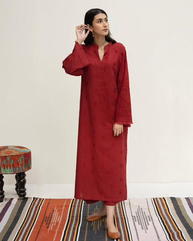 SCARLET | 2-Piece Lawn Stitched Embroidered Outfit