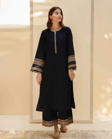 Midnight Blue | 2-Piece Stitched Outfit