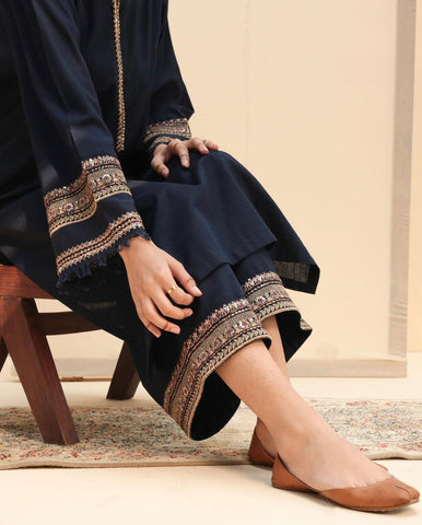 Midnight Blue | 2-Piece Stitched Outfit