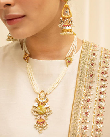 White Majesty | 3-Piece Stitched Embroidered Outfit