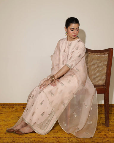 CHERRY BLOSSOM | 3-Piece Stitched Embroidered Outfit
