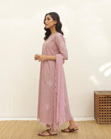 MAUVE | 3-Piece Stitched Embroidered Outfit