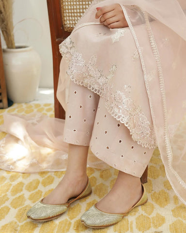 Pink Dusty | 3-Piece Stitched Embroidered Outfit