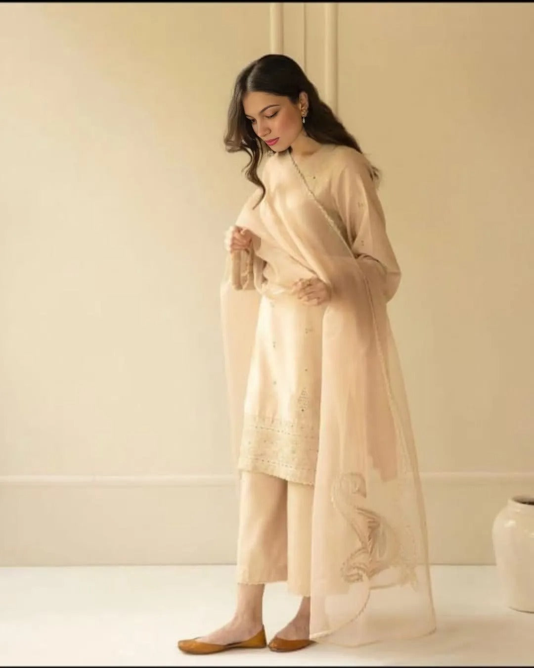 Beige Lawn - Stitched 3-Pc Summer Arrival's