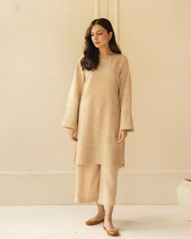 Beige Lawn - Stitched 3-Pc Summer Arrival's